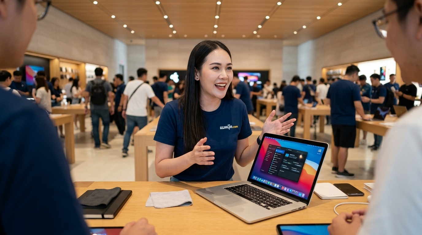 ภาพประกอบบทความ macbook pro retina 15 inch 2014 สร้างด้วย AI