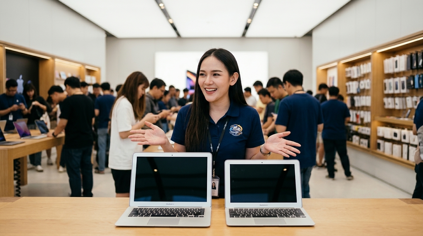 ภาพประกอบบทความ macbook air 13 inch Early 2014 สร้างด้วย AI