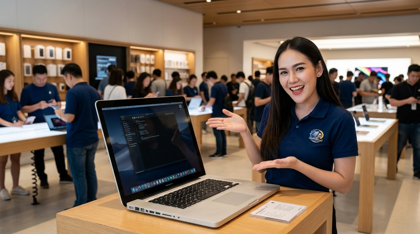ภาพประกอบบทความ macbook pro 17 inch 2010 สร้างด้วย AI
