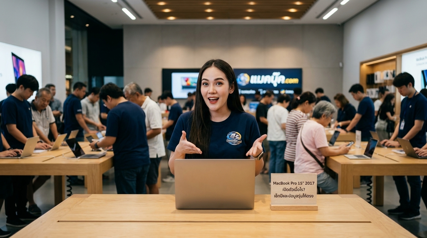 ภาพประกอบบทความ macbook pro 15 inch 2017 สร้างด้วย AI