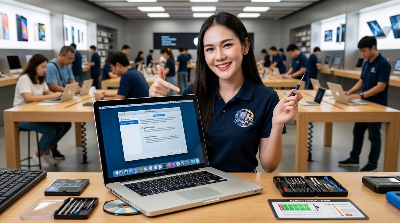 ภาพประกอบบทความ macbook pro 17 inch 2010 สร้างด้วย AI