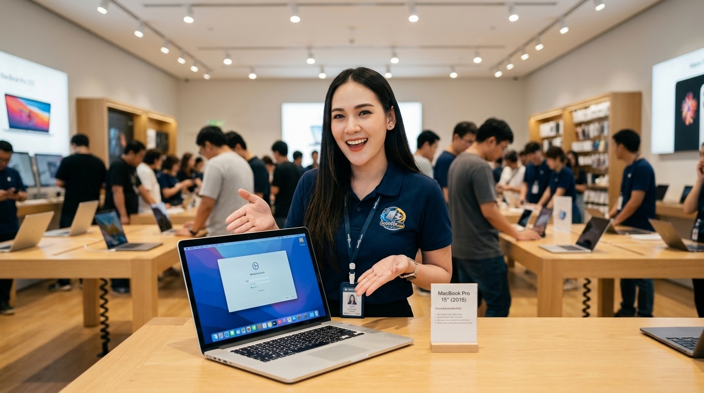 ภาพประกอบบทความ macbook pro retina 15 inch 2015 สร้างด้วย AI