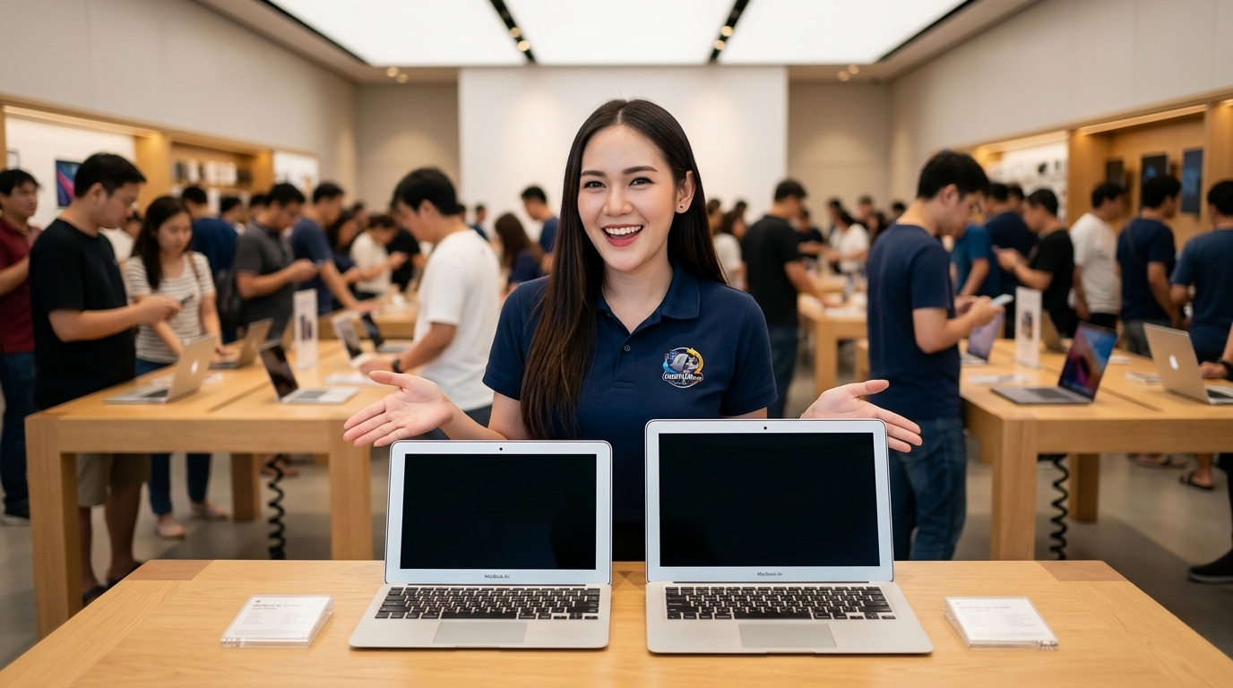 ภาพประกอบบทความ macbook air 11 inch Early 2014 สร้างด้วย AI